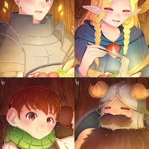 Delicious in Dungeon | Mini Print