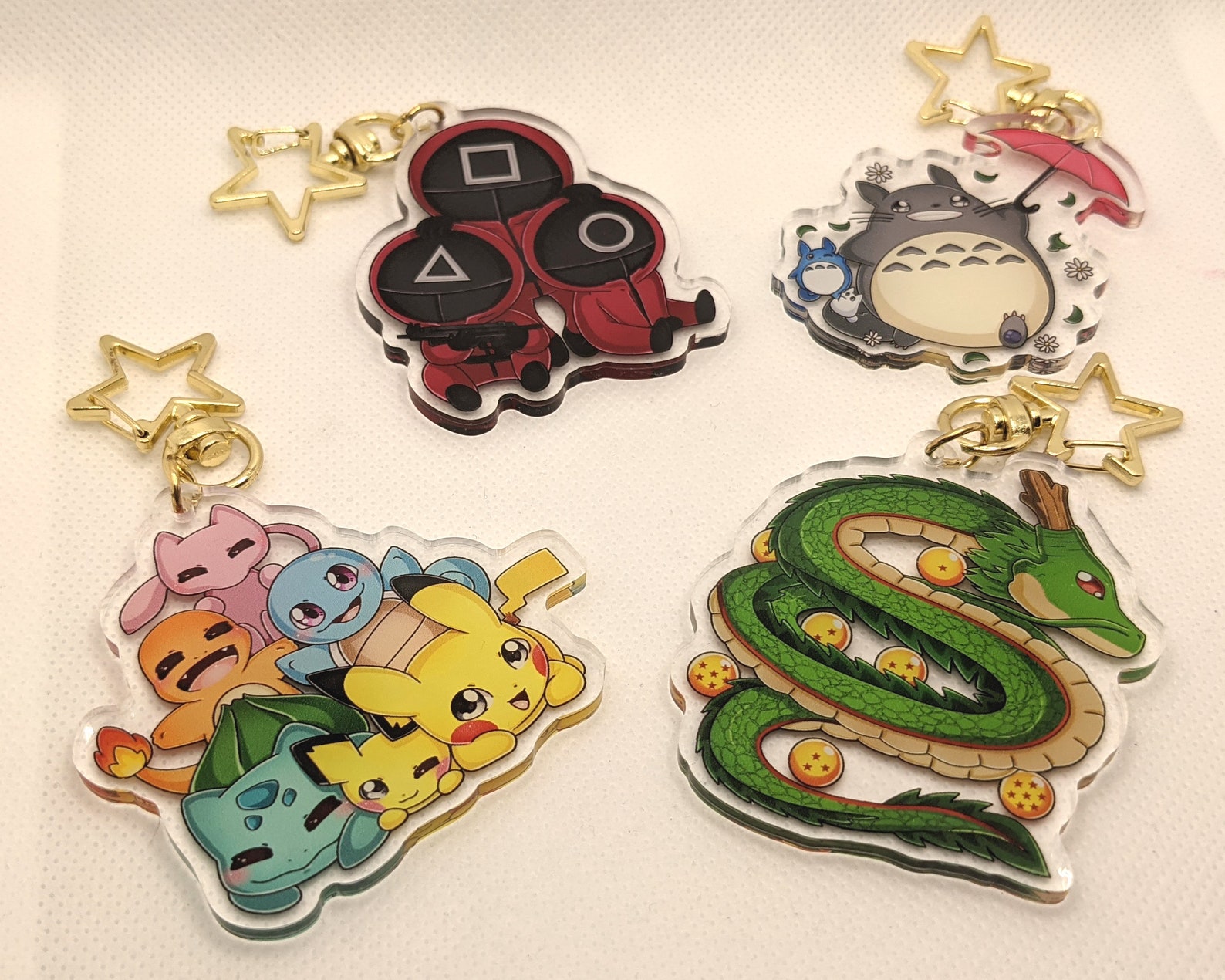 Squid Game Acrylic Keychain Etsy