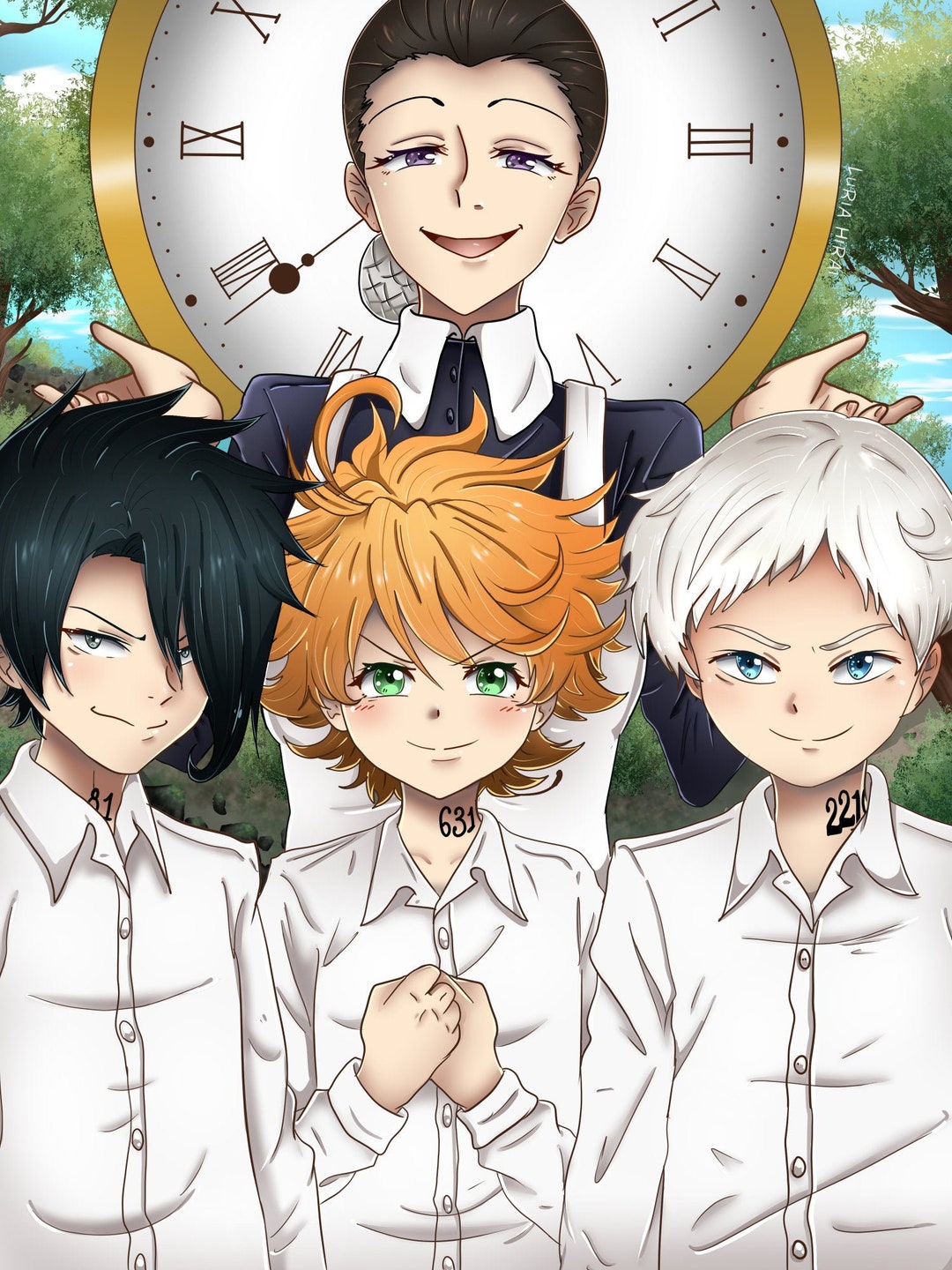 Yakusoku No Neverland Season 2 poster Poster for Sale by CustomTeeShirt