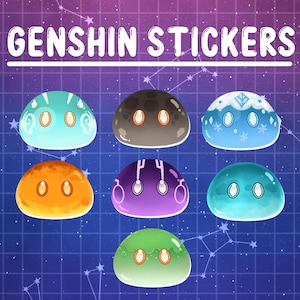 Genshin Slimes | Stickers