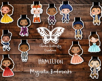 hamilton bookmark etsy