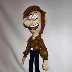 Young. McGucket. Fiddleford Hadron. Gravity falls. textile doll. handmade