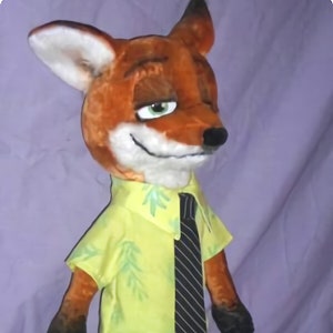 nick wilde. Zootopia. textile doll. handmade