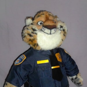 clawhauser. Zootopia. textile doll. handmade