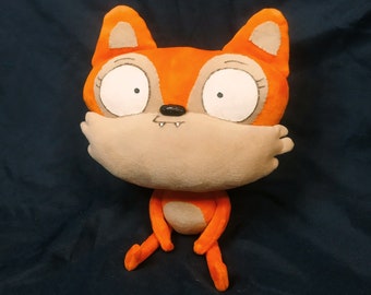 Candle Fox. Candle from Kiff. Textile doll. Handmade