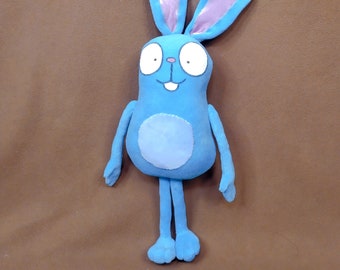 Barrington Augustus Buns III. Barry from Kiff. bunney. Textile doll. Handmade