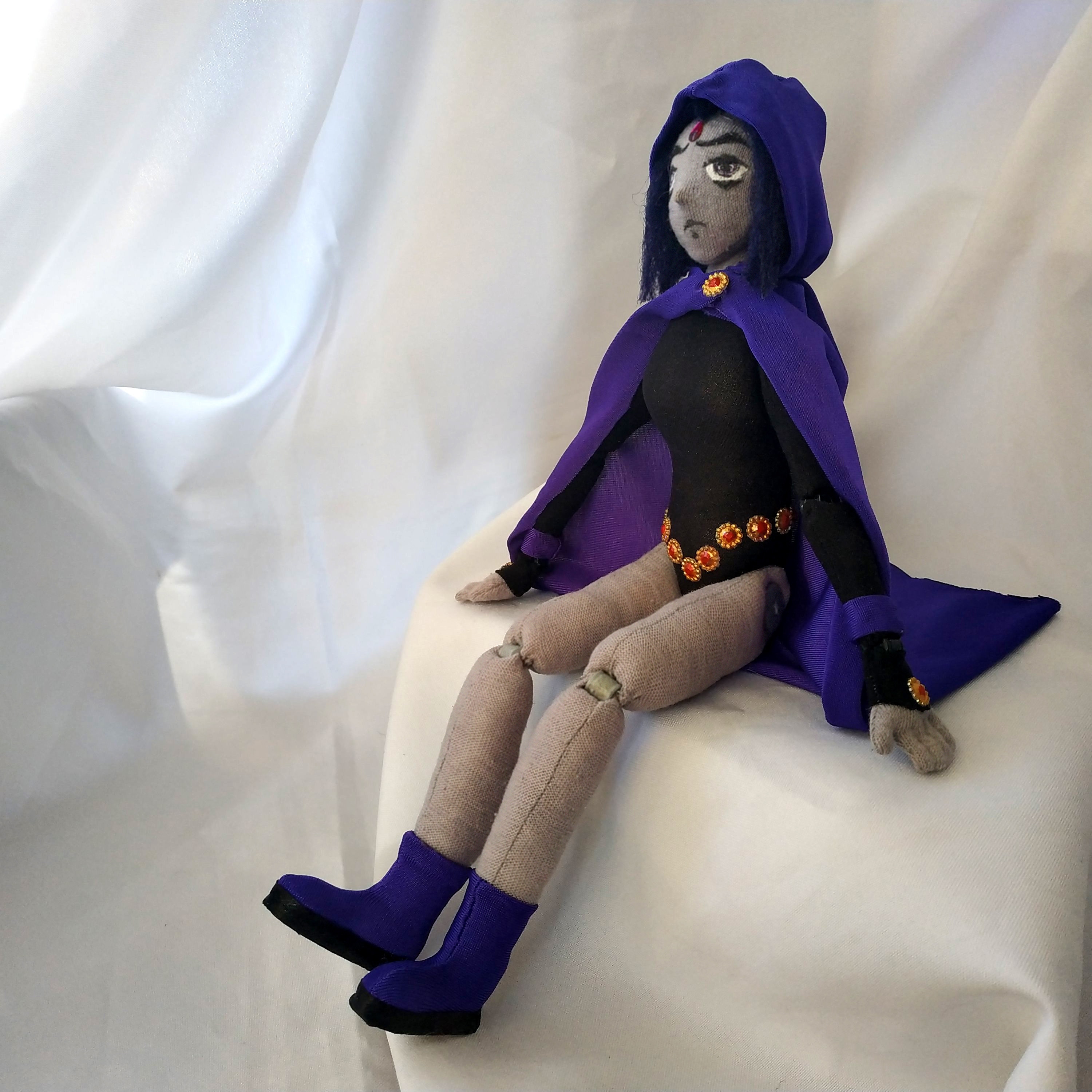 raven teen titans sex doll Free Porn Pics of Luna Star in white stockings and red heels getting fucked  hard