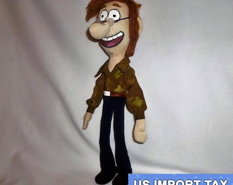 Young. McGucket. Fiddleford Hadron. Gravity falls. textile doll. handmade