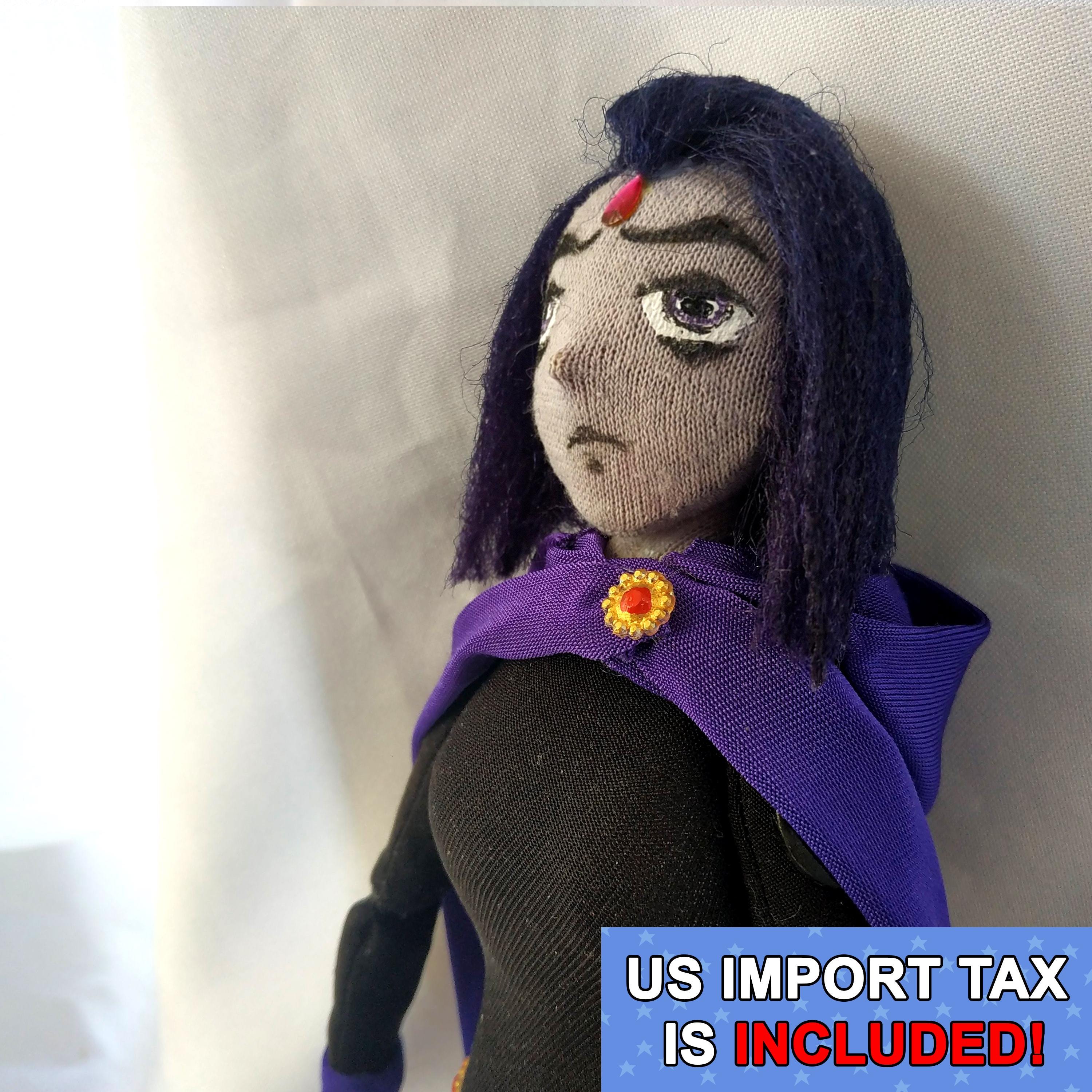 Raven. Teen Titans. Jointed Doll. Textile Doll. Handmade - Etsy Raven. Teen Titans. Jointed Doll. Textile Doll. Handmade - Etsy
