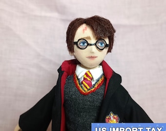 harry. textile doll. handmade