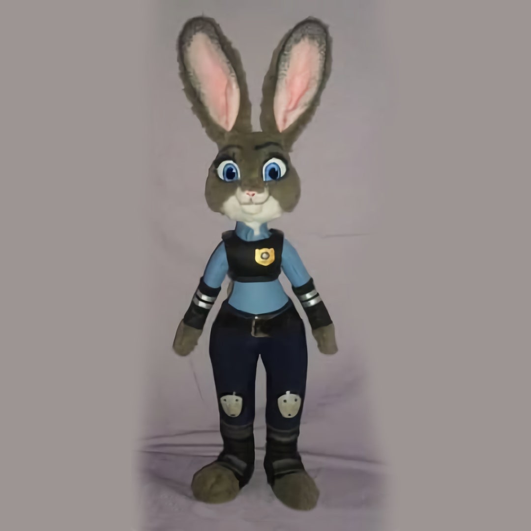 Judy Hopps. Zootopia. Textile Doll. Handmade - Etsy
