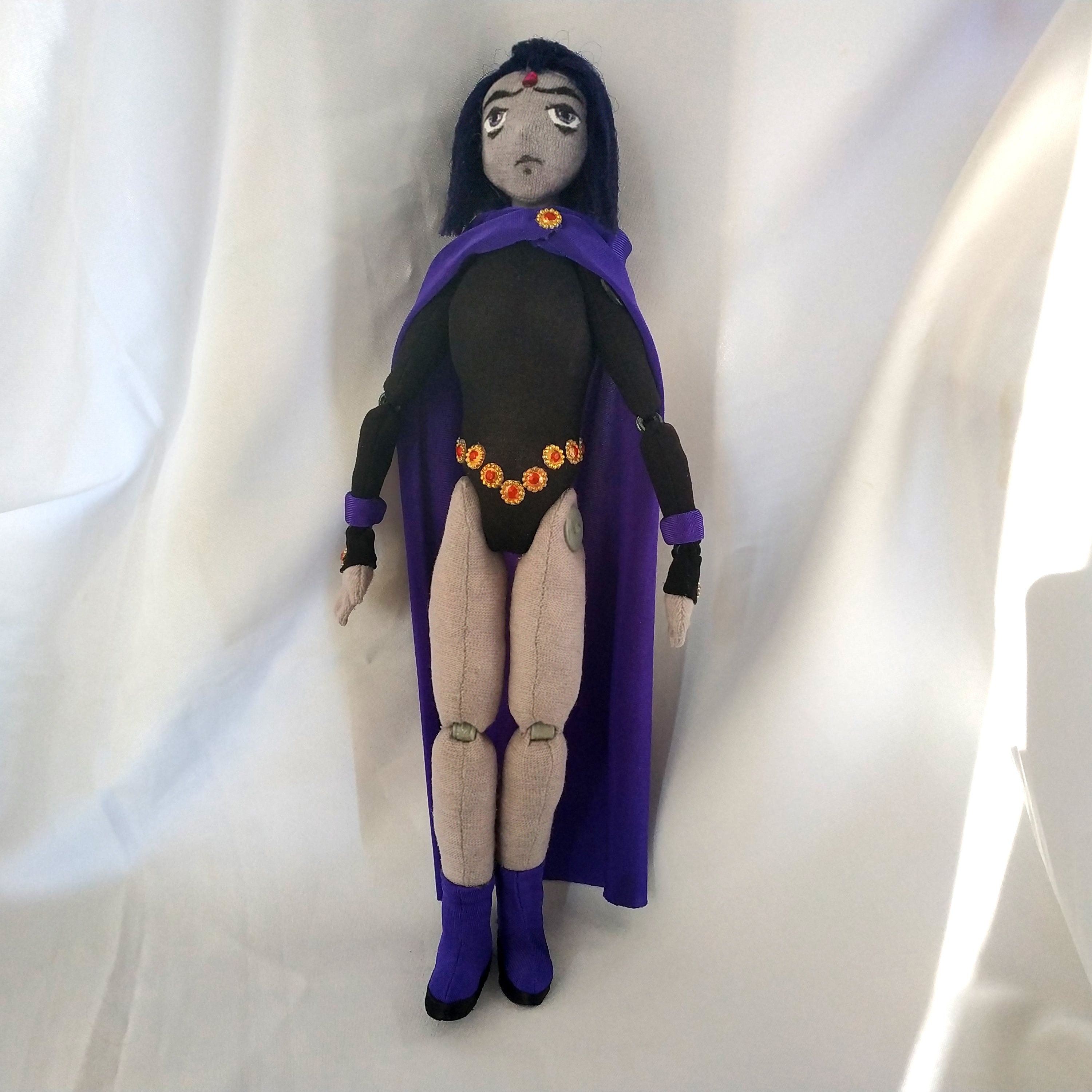 raven sex doll Raven. Teen Titans. Jointed Doll. Textile Doll. Handmade