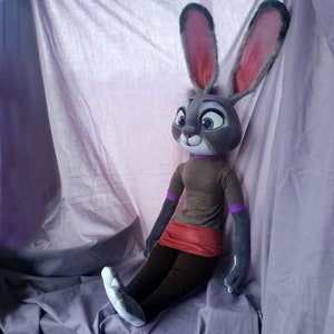 Judy Hopps. Regular Costume. Zootopia. Plush Doll. Handmade - Etsy