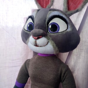 Judy Hopps. Regular Costume. Zootopia. Plush Doll. Handmade - Etsy