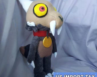 King, King the demon from The Owl House. textile doll. handmade