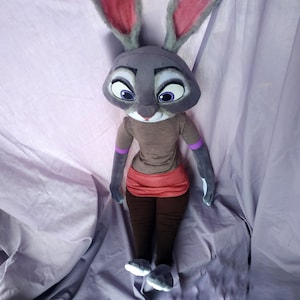 Judy Hopps. Regular Costume. Zootopia. Plush Doll. Handmade - Etsy