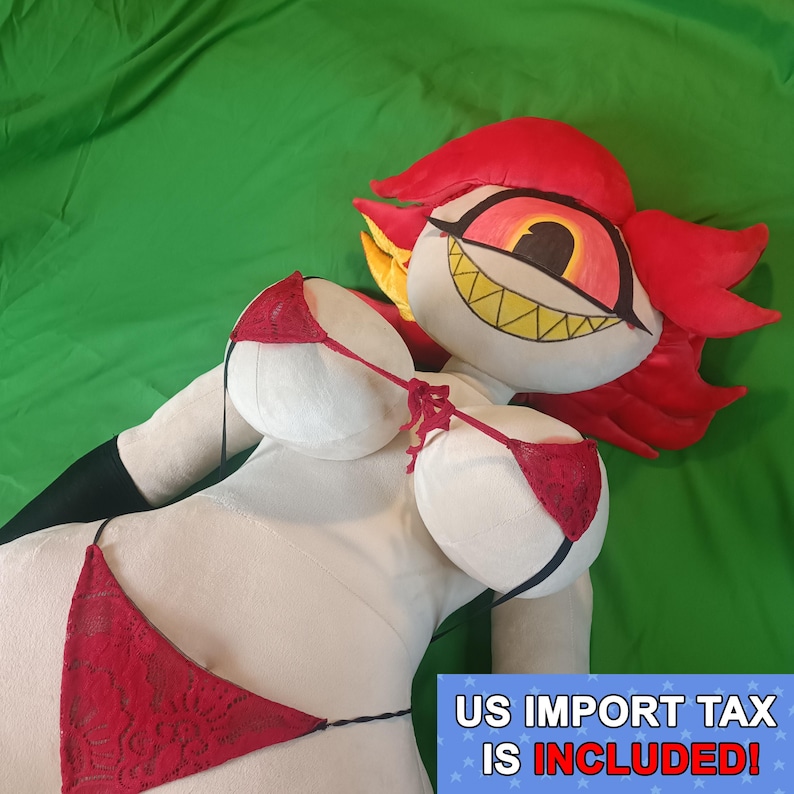 niffty. cyclop. Hazbin Hotel. Plush doll. handmade imagen 1