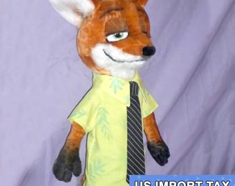 nick wilde. Zootopia. textile doll. handmade