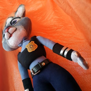 Judy Hopps from Zootopia. Textile doll. Handmade - Etsy México