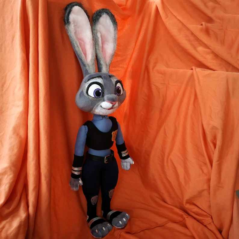 Judy Hopps From Zootopia. Textile Doll. Handmade - Etsy Australia