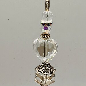 Musical charm crystal swivel suncatcher