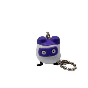 Vintage 1990s Kawaii Cute Tamagotchi Virtual Pet Maskutchi Figure Keychain