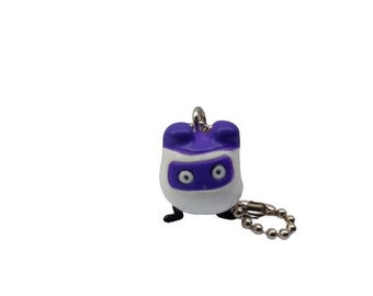Vintage 1990s Kawaii Cute Tamagotchi Virtual Pet Maskutchi Figure Keychain
