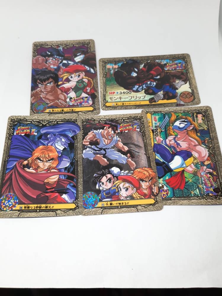 Vintage Street Fighter II Movie Trading Card Game Set - Etsy Vintage Street Fighter II Movie Trading Card Game Set - Etsy