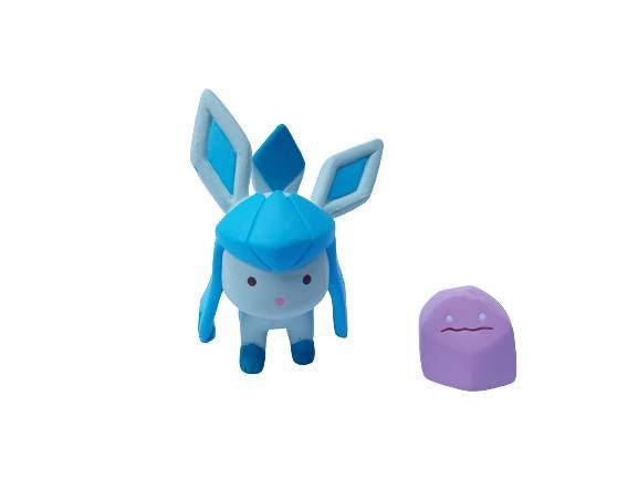 Pokemon Ditto Transform Plush Jolteon & Vaporeon & Flareon Set Eevee  Evolution