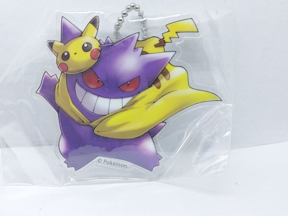 ポケモン ゲンガー キーホルダー】3D Gengar family keychains | 3D
