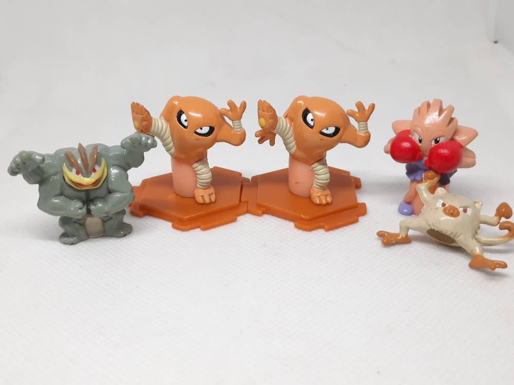 Pokemon TOMY 2 figures HITMONLEE,HITMONCHAN,HITMONTOP, NINTENDO, FREESHIP!