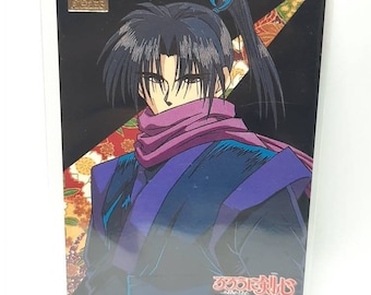ヴィンテージ 1990 年代 るろうに剣心 サムライ X TCG 四ノ森青紫 カードダス 無料カードスリーブ付き