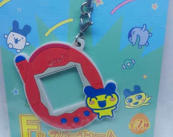 Tamagotchi Shuku! Collaboration F. Prize Small Keitai Rubber Keychain Mametchi