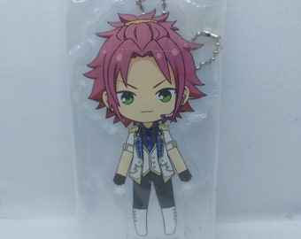 Stelle dell'ensemble Happy Elements! Portachiavi con piastra Enstars Mao Isara
