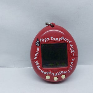 Vintage 1990s Tamagotchi Japanese P2 Red Used