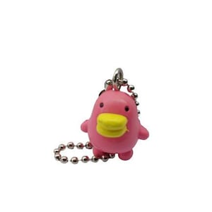 Vintage 1990s Kawaii Cute Tamagotchi Virtual Pet Hashizoutchi Figure Keychain