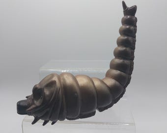 Vintage 1992 Mothra Larva Soft Vinyl Figure National Diet Building Missing