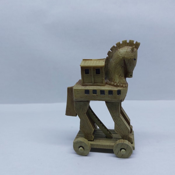 Historical Figure Collection Ancient Civilization Greece Trojan Horse Mini Replica