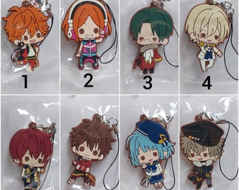 Happy Elements Ensemble Stars! Enstars Rubber Strap Collection Volume 1 Subaru Akehoshi Hinata Aoi Keito Hasumi Eichi Tenshouin Tsukasa Suou