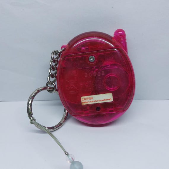 Vintage 2004 Tamagotchi Connection V3 Pink Translucent Used
