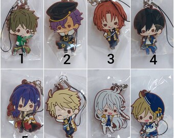 Happy Elements Ensemble Stars! Enstars Rubber Strap Collection Volume 2 Midori Takamine Adonis Otogari Leo Tsukinaga Hokuto Hidaka Souma Kan