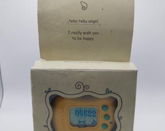 Virtual Pet Cute Teku Teku Angel Pedometer Color Yellow Japanese
