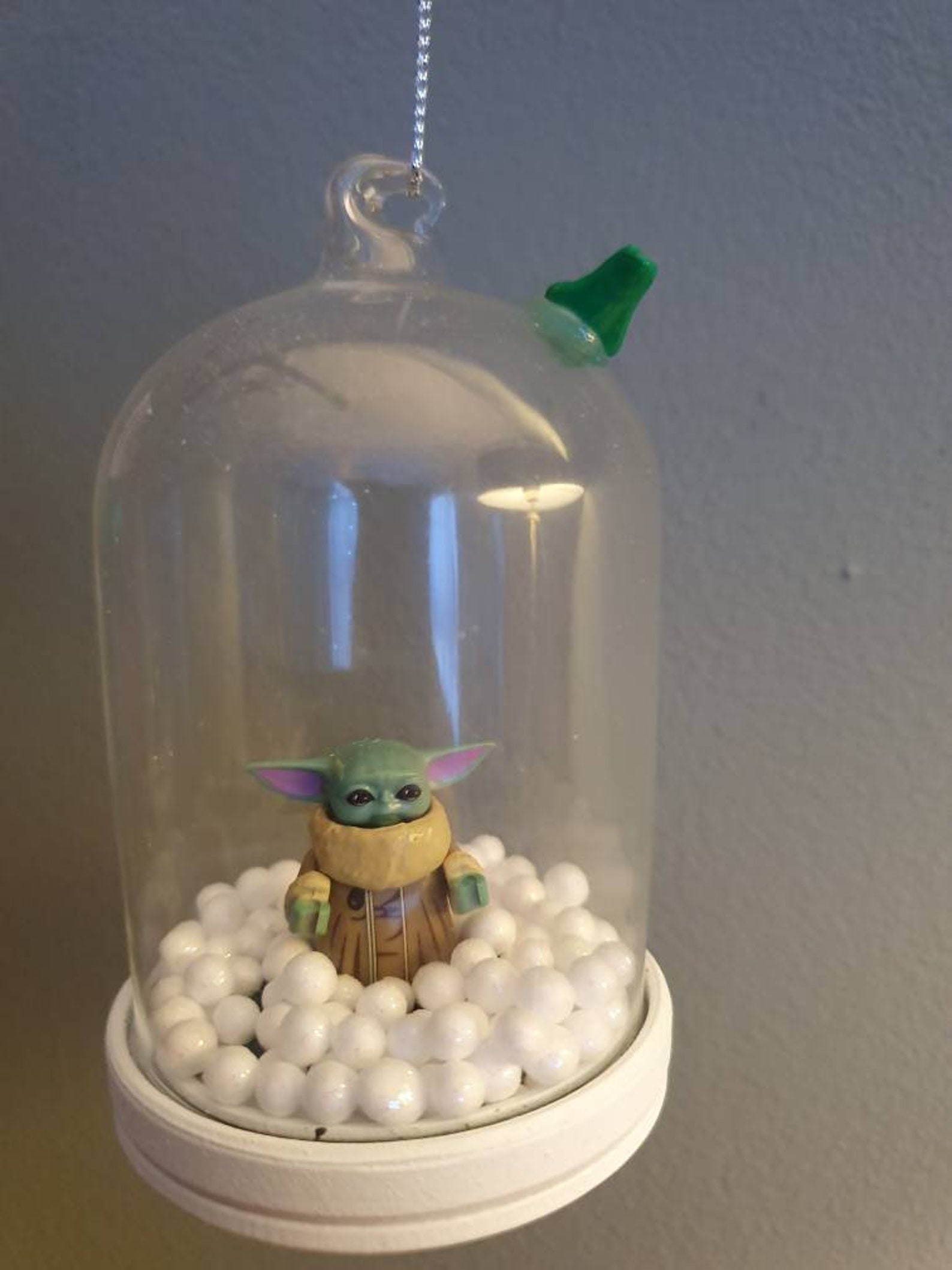 Baby yoda in space christmas ornament – lolowish Baby yoda/the child/Grogu inspired snow globe Christmas tree | Etsy