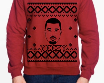 yeezy ugly christmas sweater