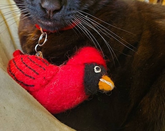 Felt Birds/ Cat toy /bird toy/felt toy /bird cat toy /handmade cat toy/ wool cat toy/ wool bird