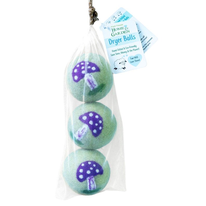 Magic Mushroom Felt Wool Dryer Balls