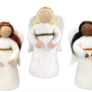Felt Angels/Waldorf toy/Waldorf doll/felt fairies/wool toy/natural toy/angel ornament/ angel doll/felted angel/angel figurine/felt ornament