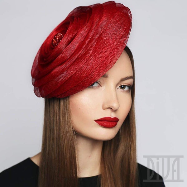 Fascinator Haarband Mini Derby Hat