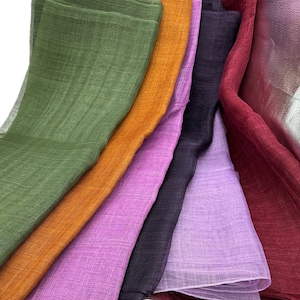 Sinamay Fabric Not Stiffened Hand-Weave for Millinery and Hat Making - 1 meter