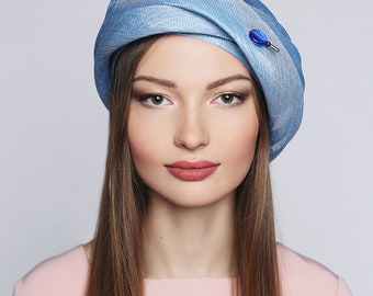 Lovely Cloche Hat of the Modern shape with a pin Derby Church Headwear
